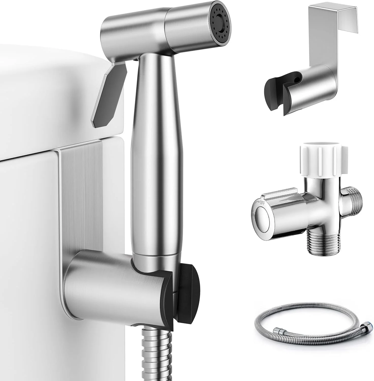 شیر دستی بیده توالت Fekivasy، شیر بیده دوش اسلامی، جت اسپری آب حمام، اسپری پوشک، بهداشت بانوان، تمیز کننده، استیل ضد زنگ درجه یک شیر دستی بیده توالت Fekivasy، شیر بیده دوش اسلامی، جت اسپری آب حمام، اسپری پوشک، بهداشت بانوان، تمیز کننده، استیل ضد زنگ درجه یک