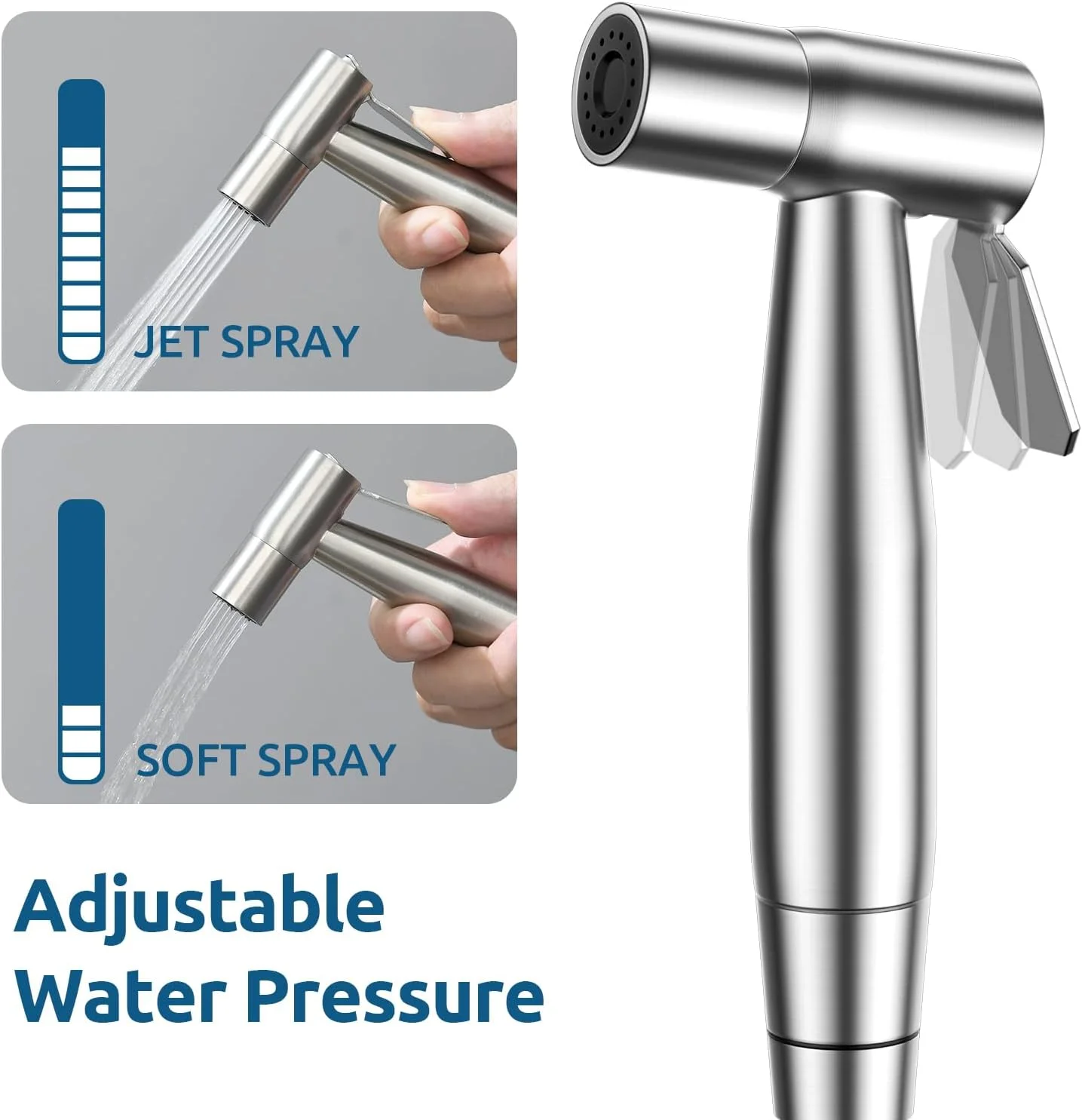 شیر دستی بیده توالت Fekivasy، شیر بیده دوش اسلامی، جت اسپری آب حمام، اسپری پوشک، بهداشت بانوان، تمیز کننده، استیل ضد زنگ درجه یک شیر دستی بیده توالت Fekivasy، شیر بیده دوش اسلامی، جت اسپری آب حمام، اسپری پوشک، بهداشت بانوان، تمیز کننده، استیل ضد زنگ درجه یک