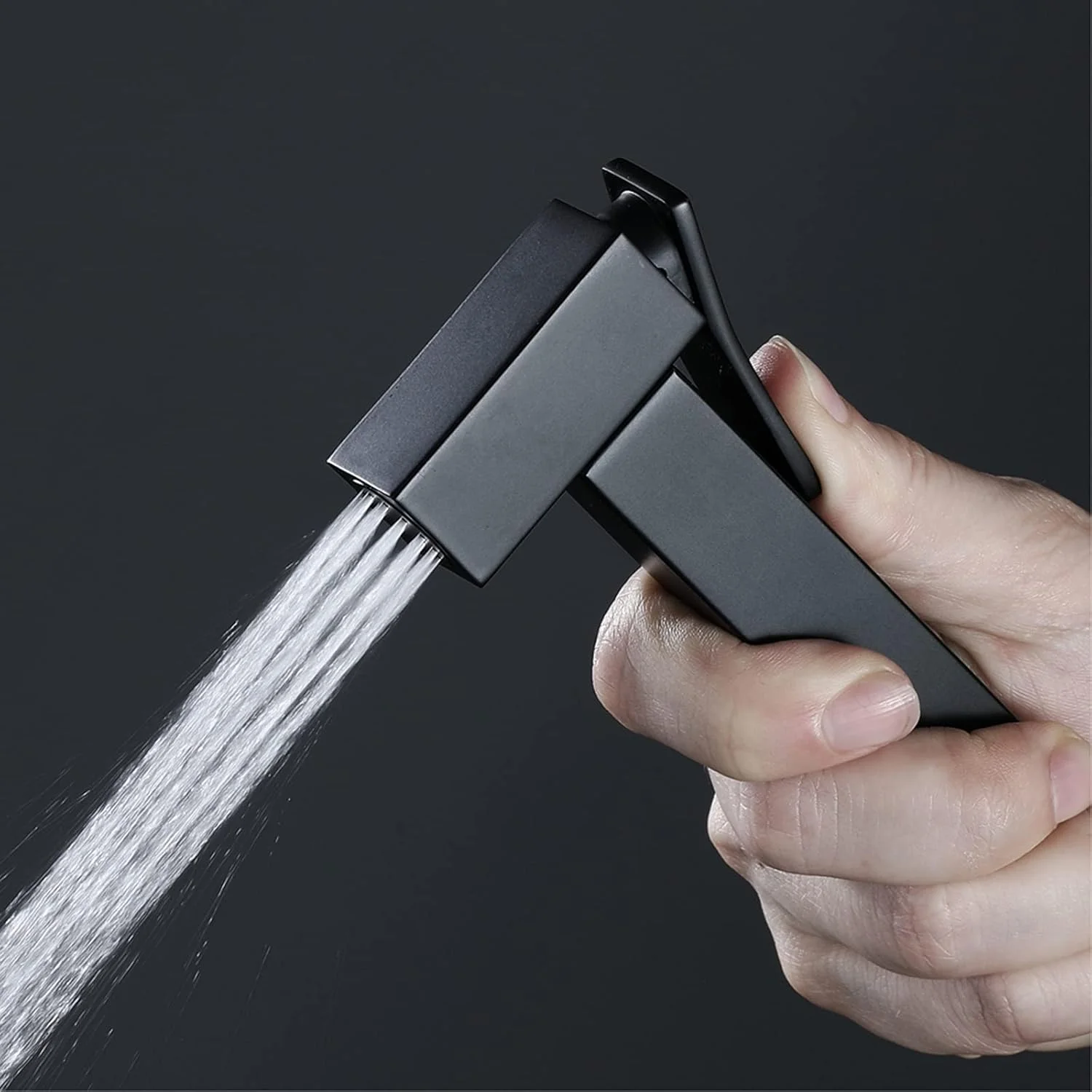 اسپری بیده دستی مربعی، اسپری پوشک پارچه ای، اسپری بیده برنجی برای توالت، اسپری بیده دستی برای توالت - کنترل فشار آب قابل تنظیم (مشکی مات) اسپری بیده دستی مربعی، اسپری پوشک پارچه ای، اسپری بیده برنجی برای توالت، اسپری بیده دستی برای توالت - کنترل فشار آب قابل تنظیم (مشکی مات)