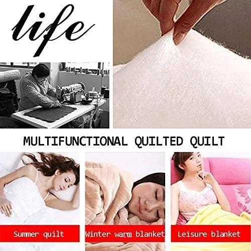 رو تختی پنبه ای بوهمی گارکان، روتختی دو نفره چند منظوره، لحاف سه تکه، لحاف تکه دوزی شده گلدوزی شده درجه یک، رو تختی تزئینی سایز کینگ (230x250 سانتی متر) و 2 عدد روبالشی (50x70 سانتی متر)