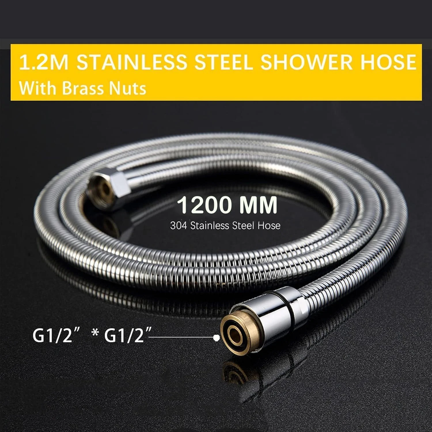 اسپری دستی بیده AMERTEER - ست شاتاف توالت با شلنگ بیده استیل 47 اینچی - اسپری جت دوش اسلامی برای توالت - اسپری دستی دیواری حمام برای بهداشت شخصی اسپری دستی بیده AMERTEER - ست شاتاف توالت با شلنگ بیده استیل 47 اینچی - اسپری جت دوش اسلامی برای توالت - اسپری دستی دیواری حمام برای بهداشت شخصی