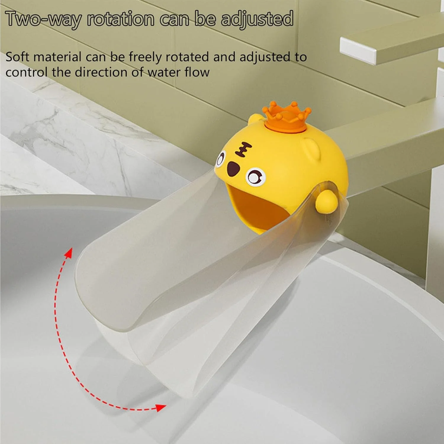 ست افزایش دهنده دسته شیر آب NALACAL، اتصال به دسته سینک و شیر آب برای سرگرم کردن شستن دست ها و آموزش کودک شما، دسته شیر آب و نازل افزایش دهنده دسته شیر آب برای کودکان (2 عدد - سفید) ست افزایش دهنده دسته شیر آب NALACAL، اتصال به دسته سینک و شیر آب برای سرگرم کردن شستن دست ها و آموزش کودک شما، دسته شیر آب و نازل افزایش دهنده دسته شیر آب برای کودکان (2 عدد - سفید)