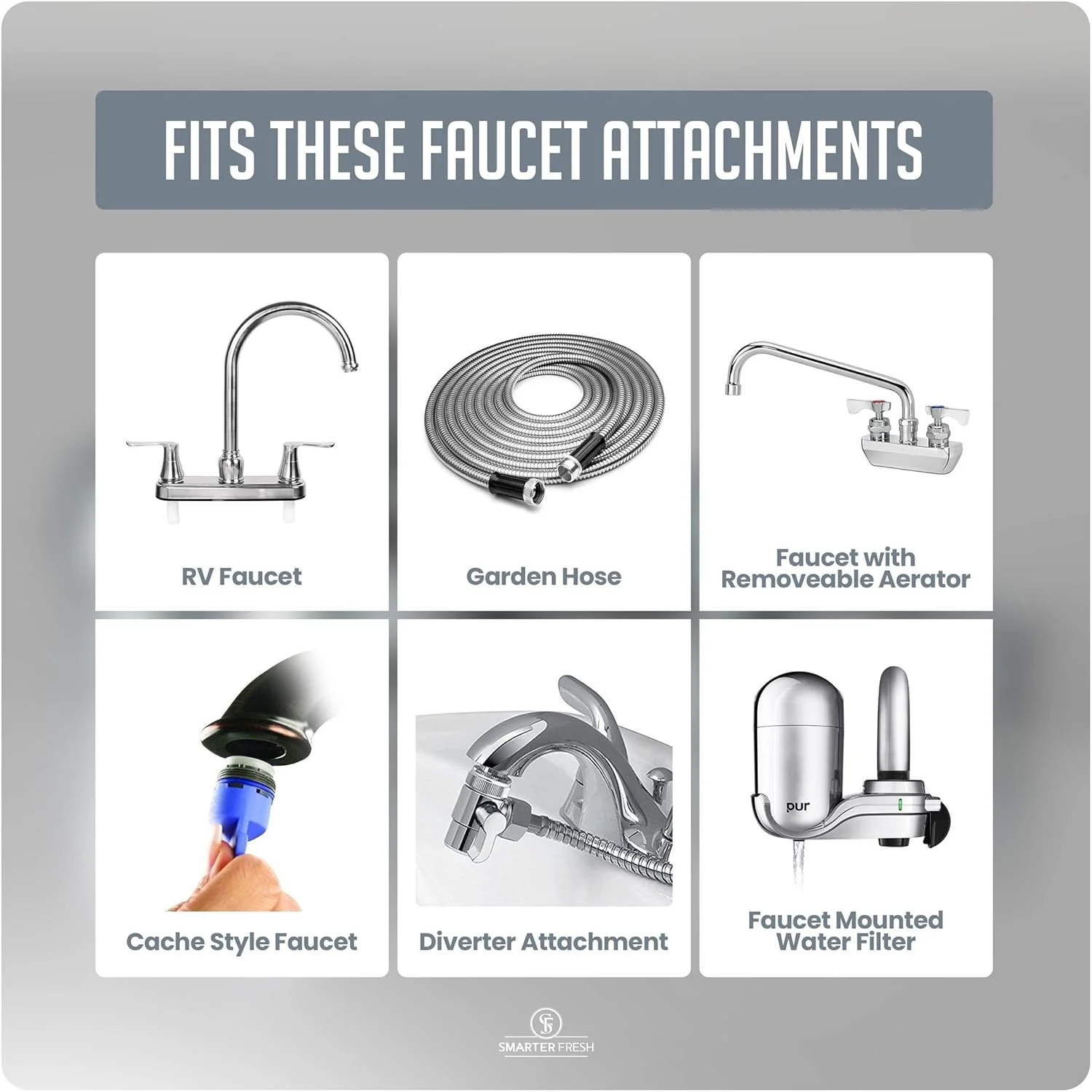 مجموعه 9 عددی آداپتور شیرآلات تزویق، مجموعه آداپتور برنجی هواکش، اتصال شلنگ باغ، فیلتر آب، شلنگ استاندارد از طریق شیر انحرافی، آداپتور شیر نر و ماده برای سینک، اندازه های مختلف، نقره ای مجموعه 9 عددی آداپتور شیرآلات تزویق، مجموعه آداپتور برنجی هواکش، اتصال شلنگ باغ، فیلتر آب، شلنگ استاندارد از طریق شیر انحرافی، آداپتور شیر نر و ماده برای سینک، اندازه های مختلف، نقره ای