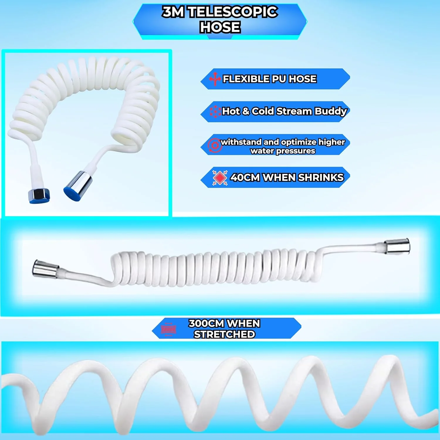 ست بیده قابل حمل جوناریس شطاف مسافرتی - نصب آسان و قابل استفاده مجدد با لوله 280 سانتی متری قابل افزایش - آداپتور شیر G1/2 با نگهدارنده دیواری چسبی و کیف مسافرتی شطاف المسافر (JJAASS002) ست بیده قابل حمل جوناریس شطاف مسافرتی - نصب آسان و قابل استفاده مجدد با لوله 280 سانتی متری قابل افزایش - آداپتور شیر G1/2 با نگهدارنده دیواری چسبی و کیف مسافرتی شطاف المسافر (JJAASS002)