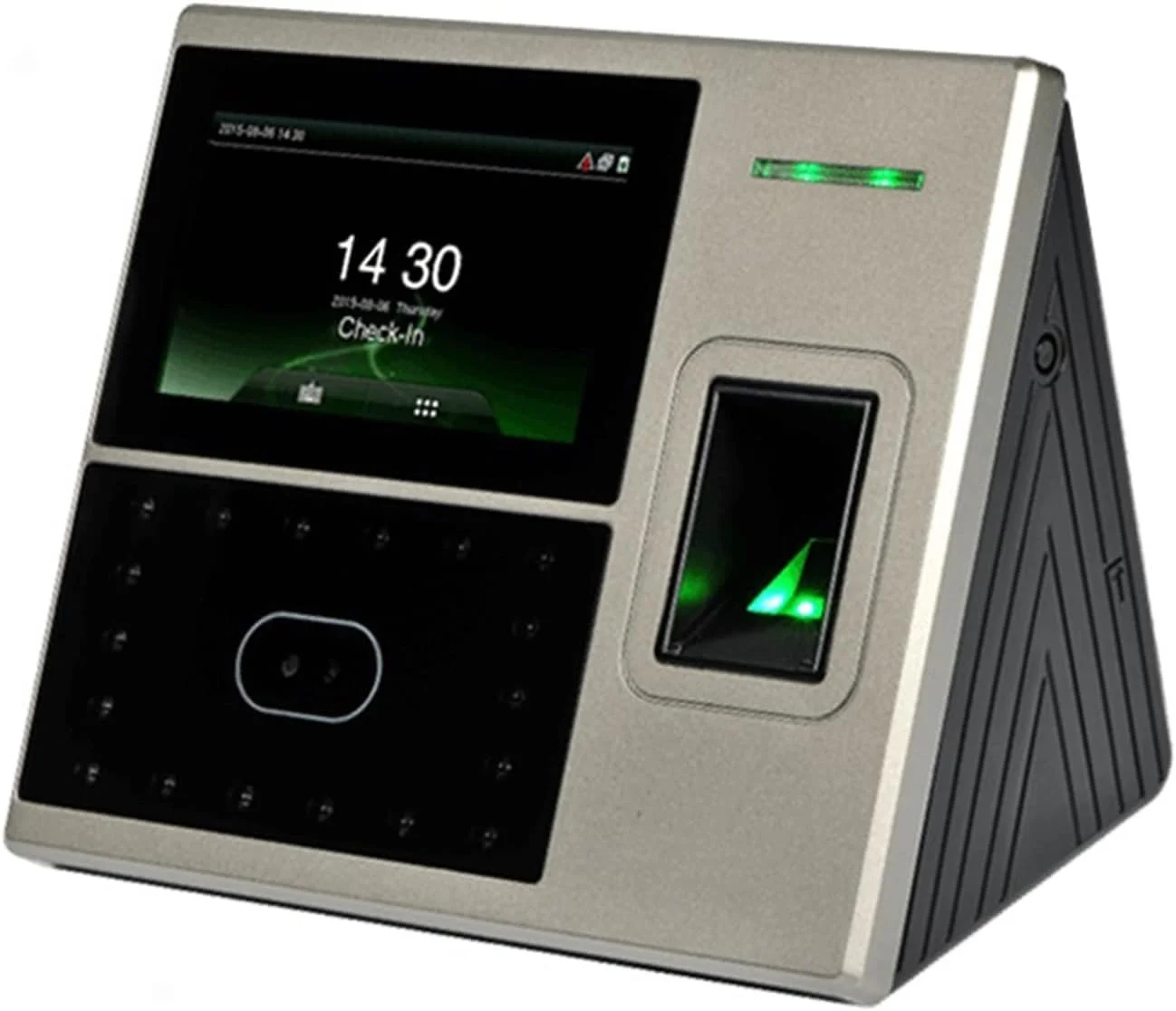 سیستم حضور و غیاب تشخیص چهره و اثر انگشت GHQERTY Enterprise UFace800 با سیستم عامل لینوکس و TCP/IP، مناسب برای ثبت ورود و خروج کارکنان سیستم حضور و غیاب تشخیص چهره و اثر انگشت GHQERTY Enterprise UFace800 با سیستم عامل لینوکس و TCP/IP، مناسب برای ثبت ورود و خروج کارکنان