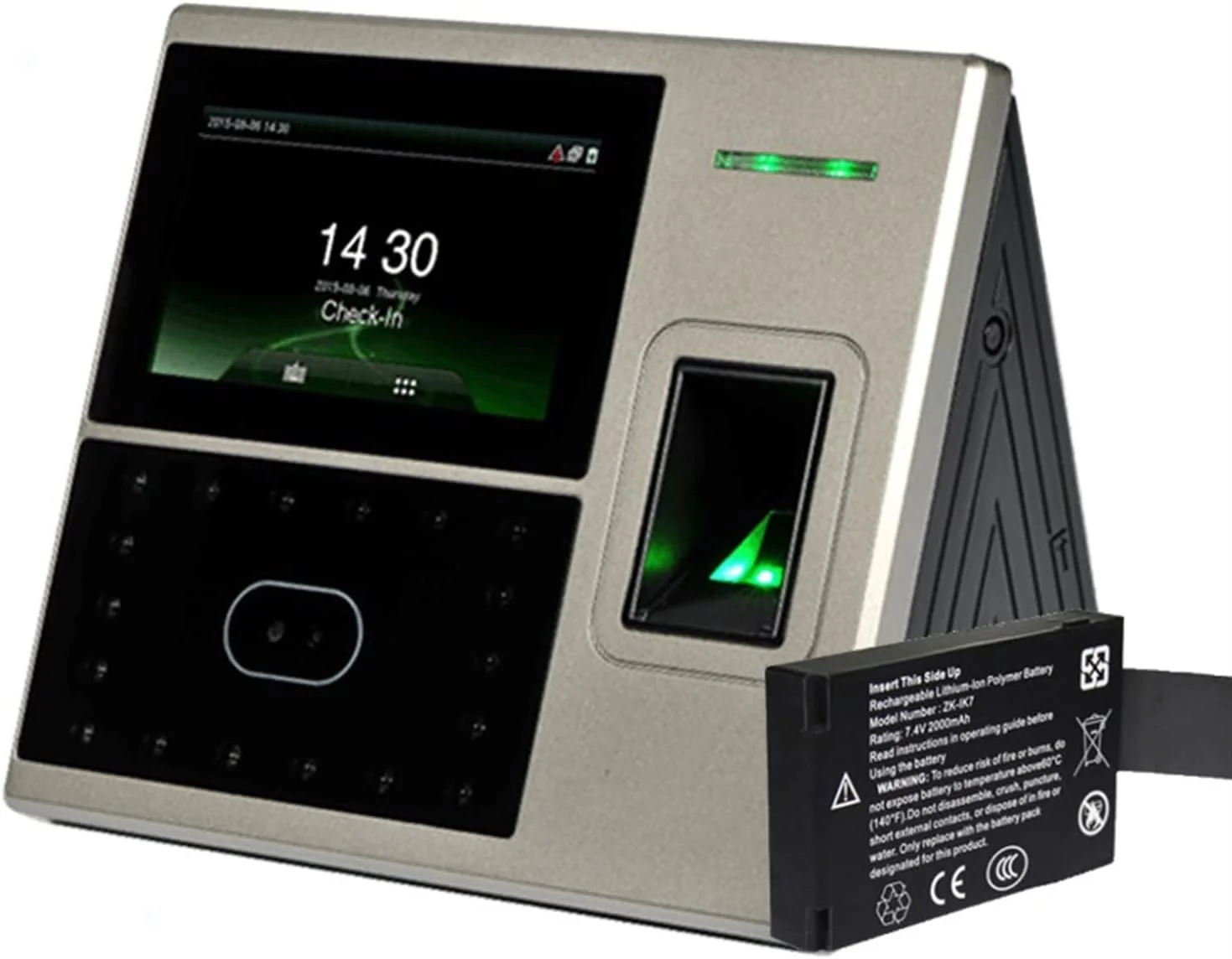 سیستم حضور و غیاب تشخیص چهره و اثر انگشت GHQERTY Enterprise UFace800 با سیستم عامل لینوکس و TCP/IP، مناسب برای ثبت ورود و خروج کارکنان سیستم حضور و غیاب تشخیص چهره و اثر انگشت GHQERTY Enterprise UFace800 با سیستم عامل لینوکس و TCP/IP، مناسب برای ثبت ورود و خروج کارکنان