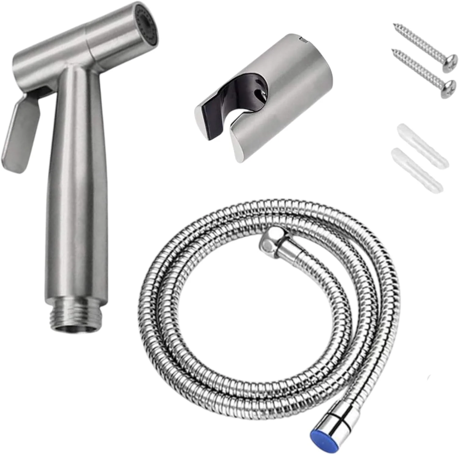 ست شیلنگ توالت دستی کروم ممتاز AZTON_IT-3062 - شیلنگ استیل 47 اینچی، شطاف دیواری برای توالت، بهداشت شخصی و شستشوی پوشک پارچه ای کودک - ضد نشت و نصب آسان ست شیلنگ توالت دستی کروم ممتاز AZTON_IT-3062 - شیلنگ استیل 47 اینچی، شطاف دیواری برای توالت، بهداشت شخصی و شستشوی پوشک پارچه ای کودک - ضد نشت و نصب آسان