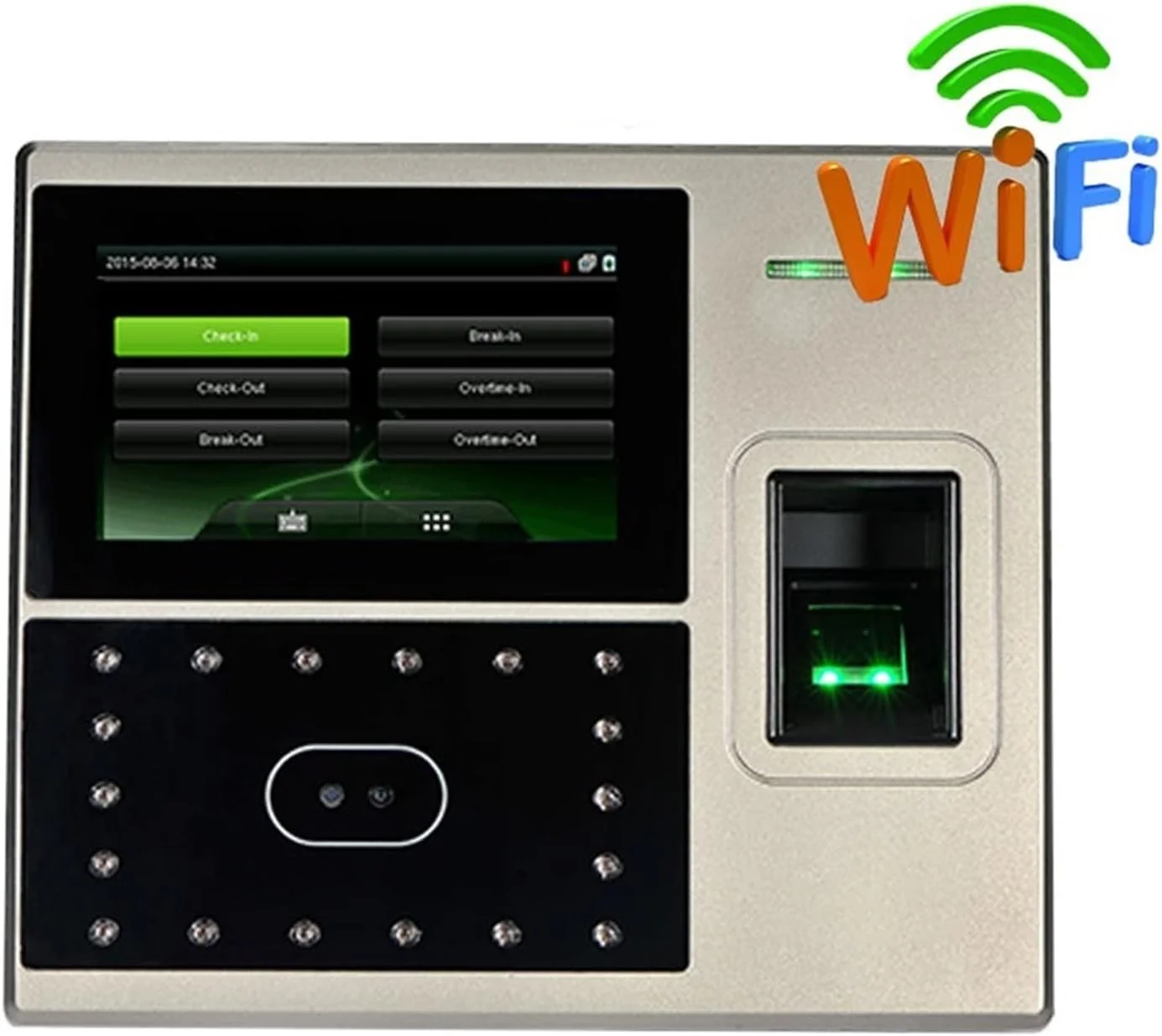 سیستم حضور و غیاب تشخیص چهره و اثر انگشت GHQERTY Enterprise UFace800 با سیستم عامل لینوکس و TCP/IP، مناسب برای ثبت ورود و خروج کارکنان سیستم حضور و غیاب تشخیص چهره و اثر انگشت GHQERTY Enterprise UFace800 با سیستم عامل لینوکس و TCP/IP، مناسب برای ثبت ورود و خروج کارکنان