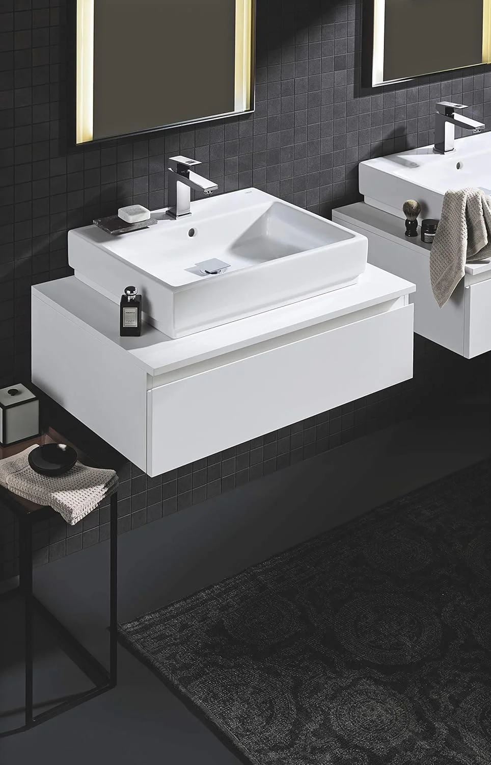 شیر حمام GROHE 23445000 Eurocube (دارای تخلیه پاپ آپ، خروجی متوسط و Ecojoy) شیر حمام GROHE 23445000 Eurocube (دارای تخلیه پاپ آپ، خروجی متوسط و Ecojoy)