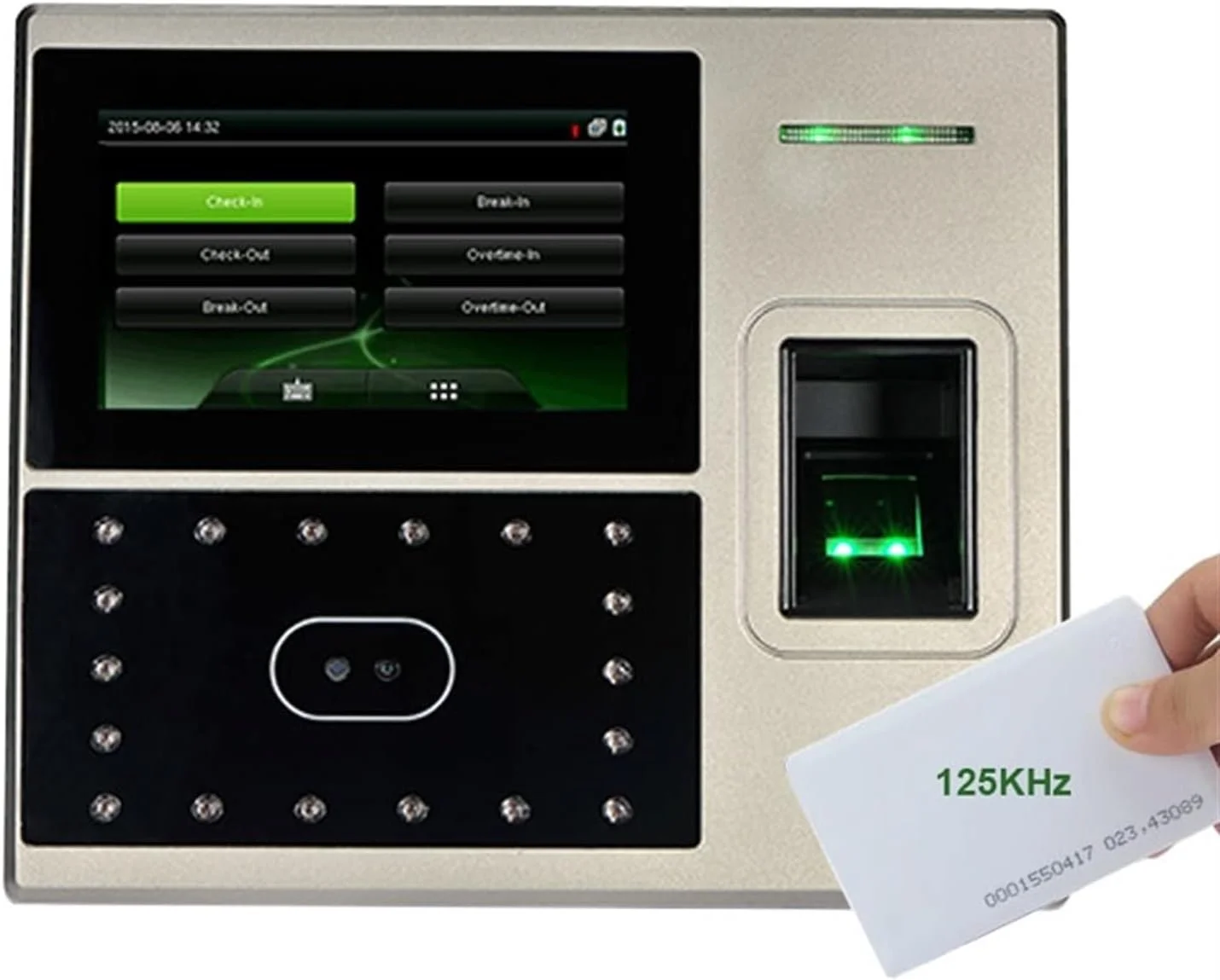 سیستم حضور و غیاب تشخیص چهره و اثر انگشت GHQERTY Enterprise UFace800 با سیستم عامل لینوکس و TCP/IP، مناسب برای ثبت ورود و خروج کارکنان سیستم حضور و غیاب تشخیص چهره و اثر انگشت GHQERTY Enterprise UFace800 با سیستم عامل لینوکس و TCP/IP، مناسب برای ثبت ورود و خروج کارکنان