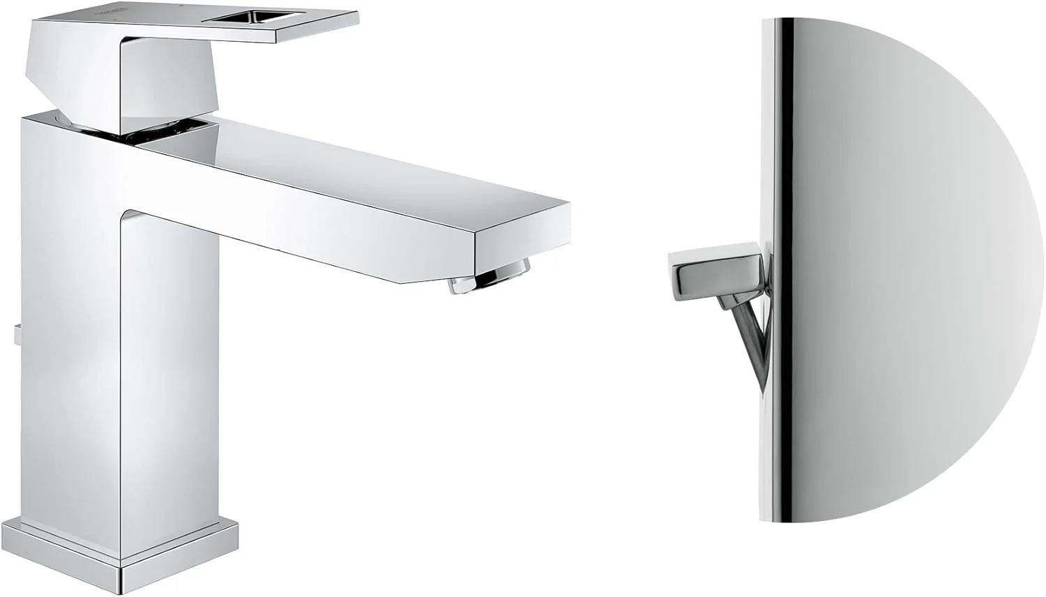 شیر حمام GROHE 23445000 Eurocube (دارای تخلیه پاپ آپ، خروجی متوسط و Ecojoy) شیر حمام GROHE 23445000 Eurocube (دارای تخلیه پاپ آپ، خروجی متوسط و Ecojoy)