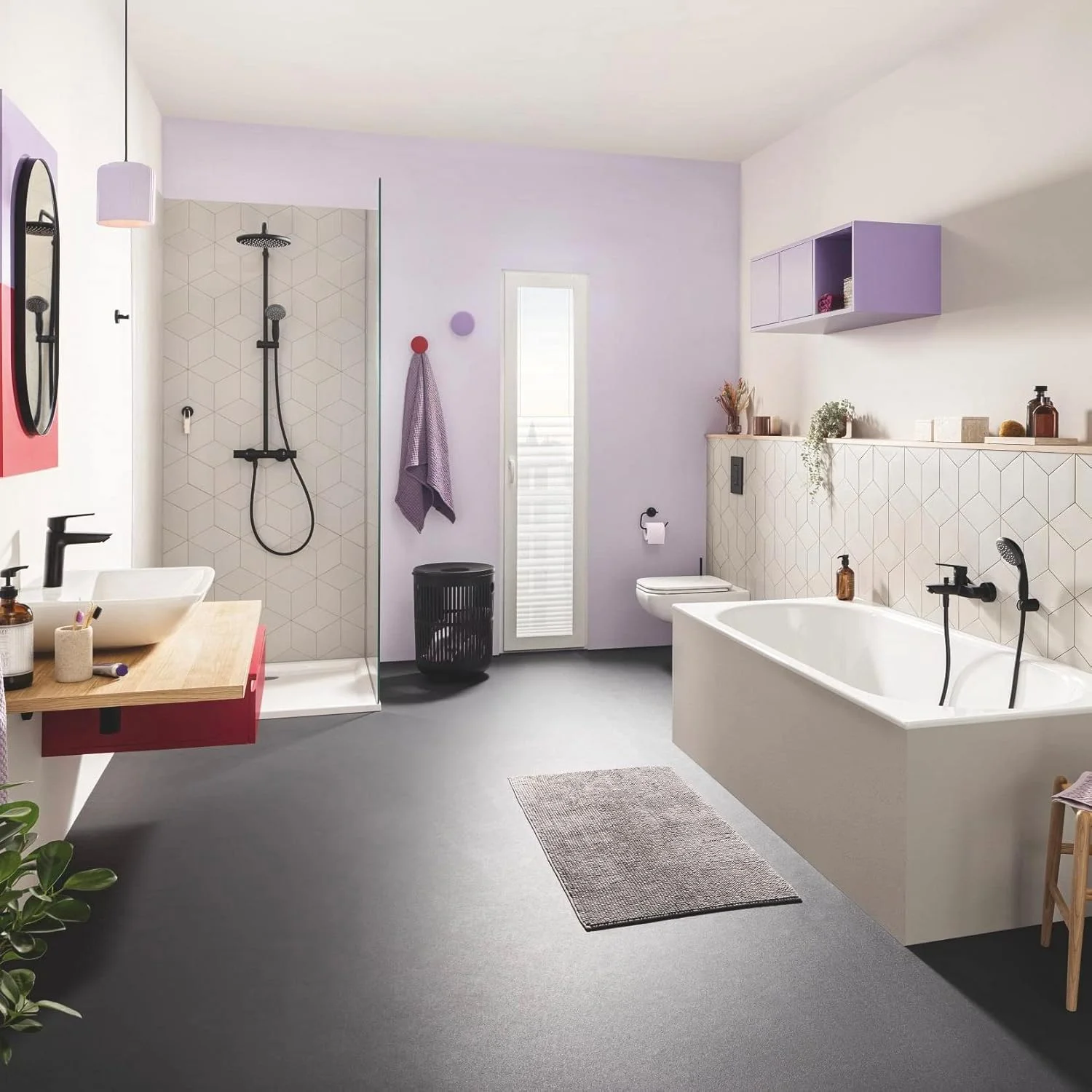 شیر روشویی تک اهرمی GROHE Start QuickFix | به همراه سیفون اتوماتیک فشاری | سایز S | صرفه جویی در آب و انرژی | مشکی مات | نصب آسان با GROHE QuickTool. 235512432 شیر روشویی تک اهرمی GROHE Start QuickFix | به همراه سیفون اتوماتیک فشاری | سایز S | صرفه جویی در آب و انرژی | مشکی مات | نصب آسان با GROHE QuickTool. 235512432