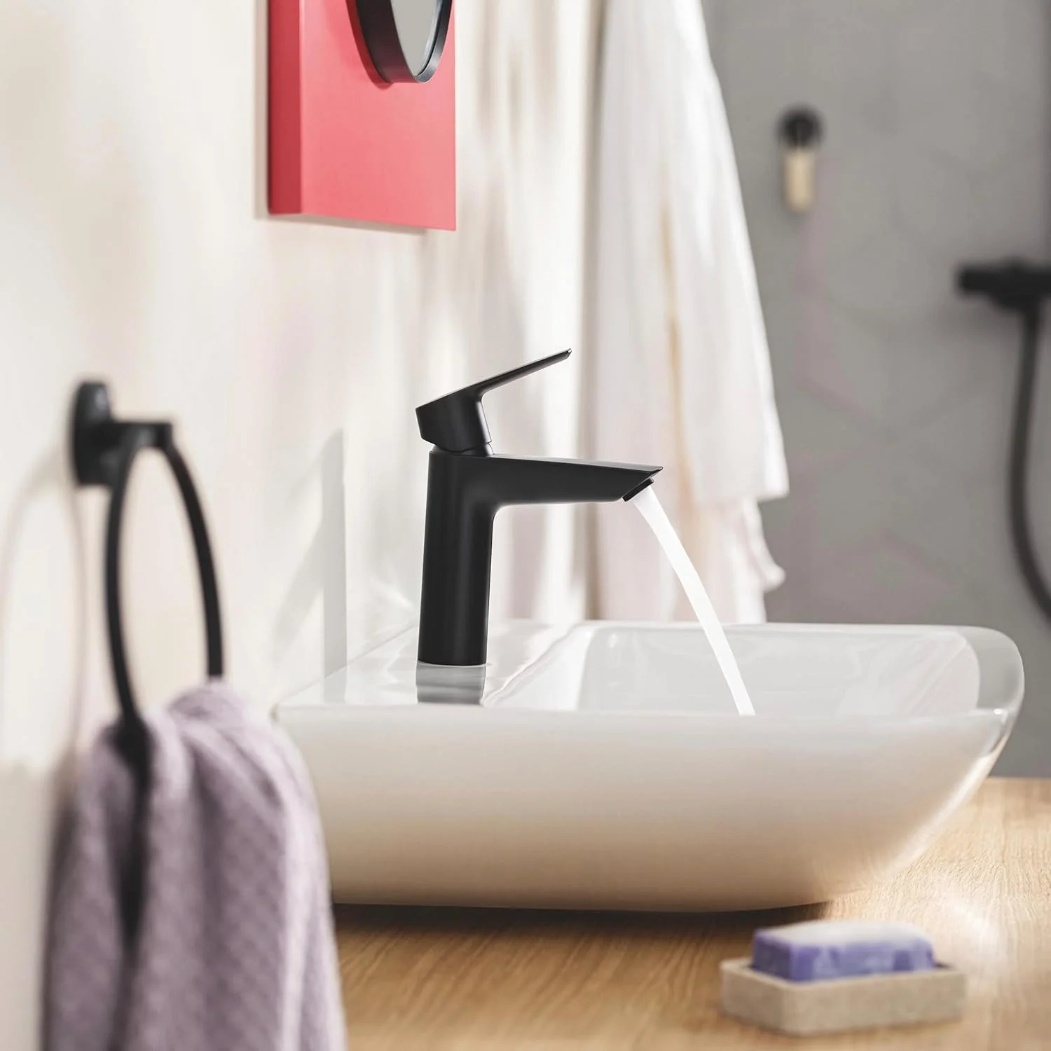 شیر روشویی تک اهرمی GROHE Start QuickFix | به همراه سیفون اتوماتیک فشاری | سایز S | صرفه جویی در آب و انرژی | مشکی مات | نصب آسان با GROHE QuickTool. 235512432 شیر روشویی تک اهرمی GROHE Start QuickFix | به همراه سیفون اتوماتیک فشاری | سایز S | صرفه جویی در آب و انرژی | مشکی مات | نصب آسان با GROHE QuickTool. 235512432