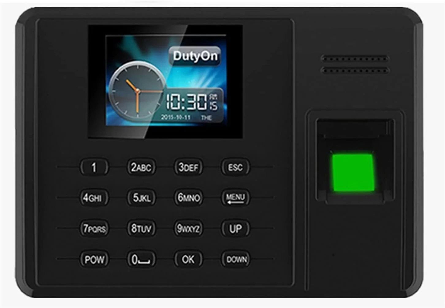 سیستم حضور و غیاب اثر انگشتی GDJmnbv Enterprise، دستگاه ثبت ورود و خروج کارکنان، ساعت اداری، USB، TCPIP، رمز عبور (اسپانیایی)