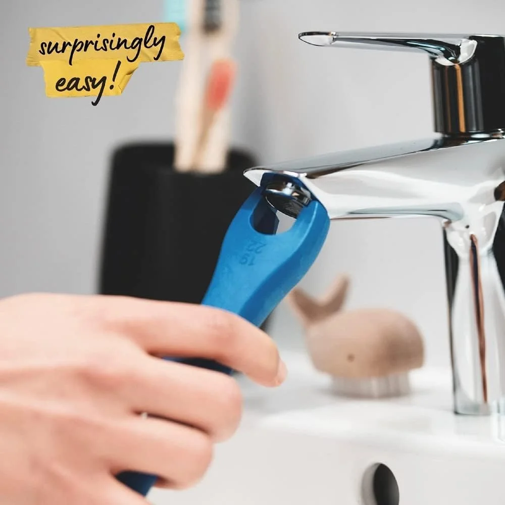 شیر روشویی پایه بلند GROHE QUICKFIX Start با تخلیه اتوماتیک (سایز 165 میلی متر، کارتریج سرامیکی 28 میلی متر، فناوری صرفه جویی در آب)، ابزار 3 در 1، شلنگ 3/8 اینچ، کروم، 23550002 شیر روشویی پایه بلند GROHE QUICKFIX Start با تخلیه اتوماتیک (سایز 165 میلی متر، کارتریج سرامیکی 28 میلی متر، فناوری صرفه جویی در آب)، ابزار 3 در 1، شلنگ 3/8 اینچ، کروم، 23550002