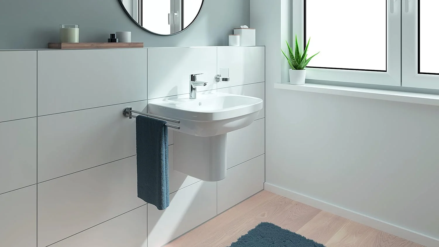 شیر روشویی پایه بلند GROHE QUICKFIX Start با تخلیه اتوماتیک (سایز 165 میلی متر، کارتریج سرامیکی 28 میلی متر، فناوری صرفه جویی در آب)، ابزار 3 در 1، شلنگ 3/8 اینچ، کروم، 23550002 شیر روشویی پایه بلند GROHE QUICKFIX Start با تخلیه اتوماتیک (سایز 165 میلی متر، کارتریج سرامیکی 28 میلی متر، فناوری صرفه جویی در آب)، ابزار 3 در 1، شلنگ 3/8 اینچ، کروم، 23550002