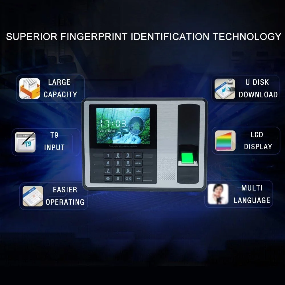 دستگاه حضور و غیاب اثر انگشتی و رمز عبور Hingers، دستگاه ثبت ورود و خروج کارکنان با صفحه نمایش 4 اینچی TFT LCD و ولتاژ 5 ولت DC دستگاه حضور و غیاب اثر انگشتی و رمز عبور Hingers، دستگاه ثبت ورود و خروج کارکنان با صفحه نمایش 4 اینچی TFT LCD و ولتاژ 5 ولت DC