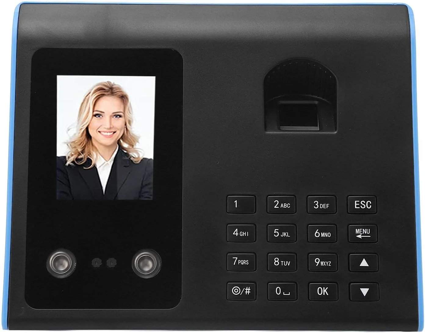 دستگاه های ساعت زنی جیاوو برای کسب و کارهای کوچک، دستگاه ثبت چهره، اثر انگشت و رمز عبور، دستگاه ورود و خروج کارمندان، دستگاه حضور و غیاب با قابلیت دانلود از طریق فلش مموری (پریز UK)