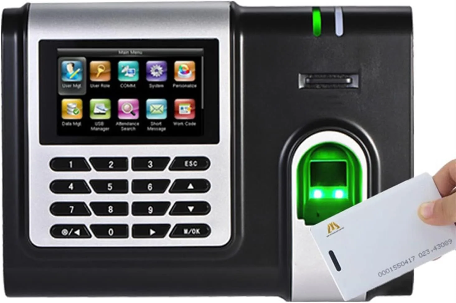 دستگاه حضور و غیاب KENONU مدل ZK X628-C TCP/IP بیومتریک اثر انگشت، سیستم حضور و غیاب اداری، ضبط کننده زمان، دستگاه زمان بندی کارمندان، خواننده اسپانیایی برای کارمندان، کسب و کار کوچک، ورود و خروج خودکار دستگاه حضور و غیاب KENONU مدل ZK X628-C TCP/IP بیومتریک اثر انگشت، سیستم حضور و غیاب اداری، ضبط کننده زمان، دستگاه زمان بندی کارمندان، خواننده اسپانیایی برای کارمندان، کسب و کار کوچک، ورود و خروج خودکار