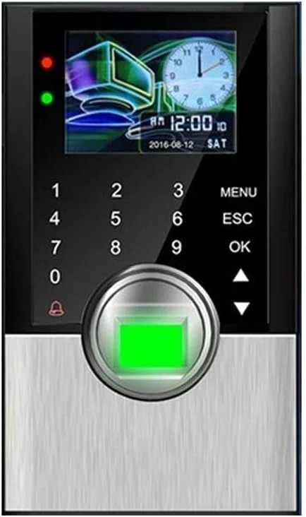 سیستم حضور و غیاب اثر انگشتی بیومتریک HANZALA مدل TCPIP با قابلیت کارتخوان RFID و ثبت تردد کارکنان