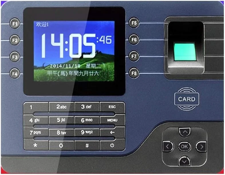 ساعت حضور و غیاب PEHUB، ساعت بیومتریک اثر انگشتی/کارت کشیدنی/کارت IC، سیستم ساعت حضور و غیاب کارکنان