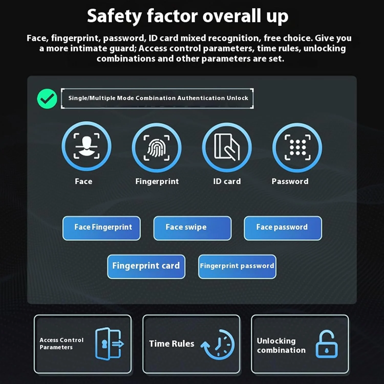 دستگاه حضور و غیاب تشخیص چهره Sunisfa، سیستم بیومتریک کارمندان، نور مرئی، کنترل دسترسی کارت چهره پویا، ساعت ورود و خروج دستگاه حضور و غیاب تشخیص چهره Sunisfa، سیستم بیومتریک کارمندان، نور مرئی، کنترل دسترسی کارت چهره پویا، ساعت ورود و خروج