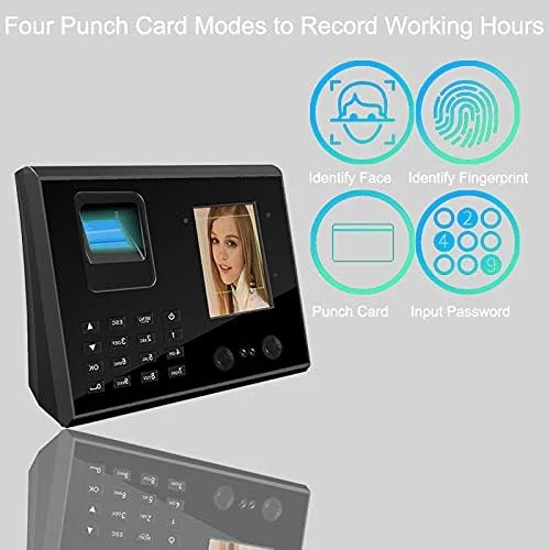 سیستم حضور و غیاب بیومتریک تجهیزات الکترونیکی سازمانی SJHDKLW با قابلیت تشخیص چهره و اثر انگشت، سیستم حضور و غیاب TCP/IP، دستگاه ثبت ساعت، دستگاه خواننده کارمندان، ساعت حضور و غیاب سازمانی سیستم حضور و غیاب بیومتریک تجهیزات الکترونیکی سازمانی SJHDKLW با قابلیت تشخیص چهره و اثر انگشت، سیستم حضور و غیاب TCP/IP، دستگاه ثبت ساعت، دستگاه خواننده کارمندان، ساعت حضور و غیاب سازمانی