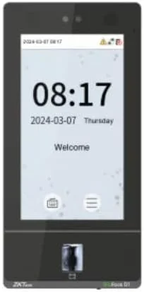 ترمینال کنترل دسترسی چند بیومتریک ZKTeco BioFace D1 با قابلیت SIP و ارتباط تصویری - تشخیص چهره + اثر انگشت + کارت - حضور و غیاب - LAN + WIFI بدون POE