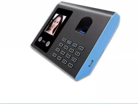 دستگاه حضور و غیاب SJHDKLW، دستگاه حضور و غیاب اثر انگشتی بیومتریک تشخیص چهره صفحه نمایش TFT LCD سیستم حضور و غیاب الکتریکی USB پانچ اتوماتیک ورود و خروج، کارکرد آسان