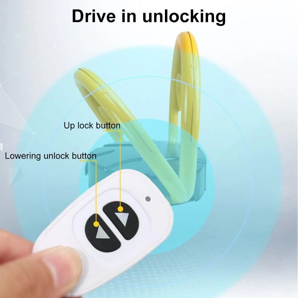 قفل پارکینگ کنترل از راه دور اتوماتیک، مانع پارکینگ، مسدود کننده فضای پارکینگ، مسدود کننده جای پارک، قفل تاشو پارکینگ، مانع پارکینگ برای کسب و کار خانگی (HUS)