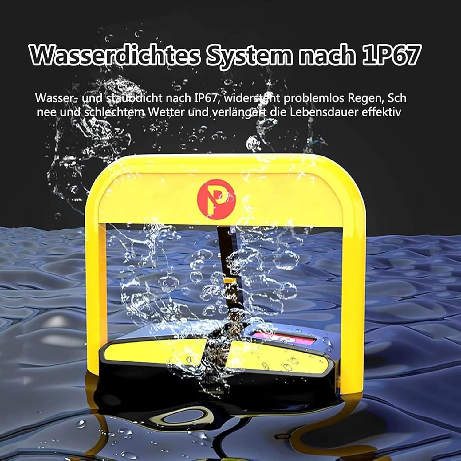 مسدود کننده پارکینگ، قفل فضای پارک، قفل پارکینگ خودرو با کنترل از راه دور، مانع پارکینگ تاشو اتوماتیک ضد آب با 2 کنترل از راه دور، مسدود کننده پارکینگ برای خانه، تجارت