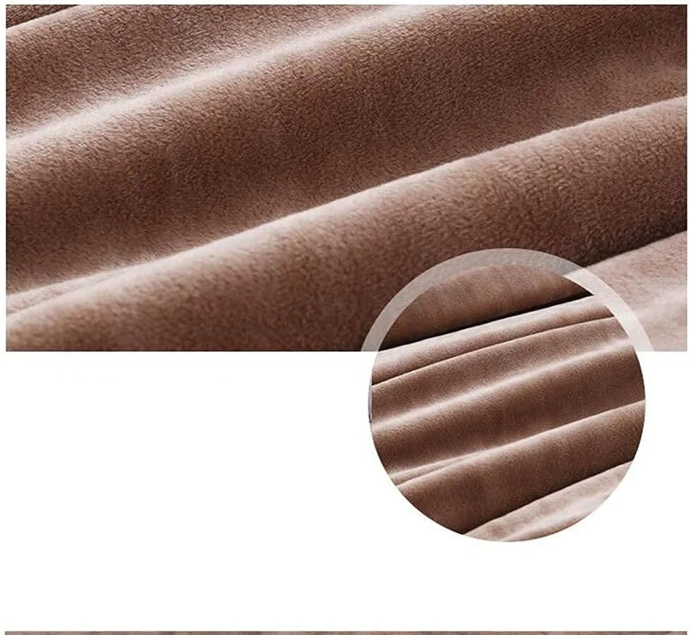 روتختی مخملی گرم و ضخیم برجسته GaRcan، فوق العاده نرم، لبه دار، سایز دو نفره و کینگ، شامل 2 روبالشتی، ست روتختی 4 تکه، بژ روتختی مخملی گرم و ضخیم برجسته GaRcan، فوق العاده نرم، لبه دار، سایز دو نفره و کینگ، شامل 2 روبالشتی، ست روتختی 4 تکه، بژ