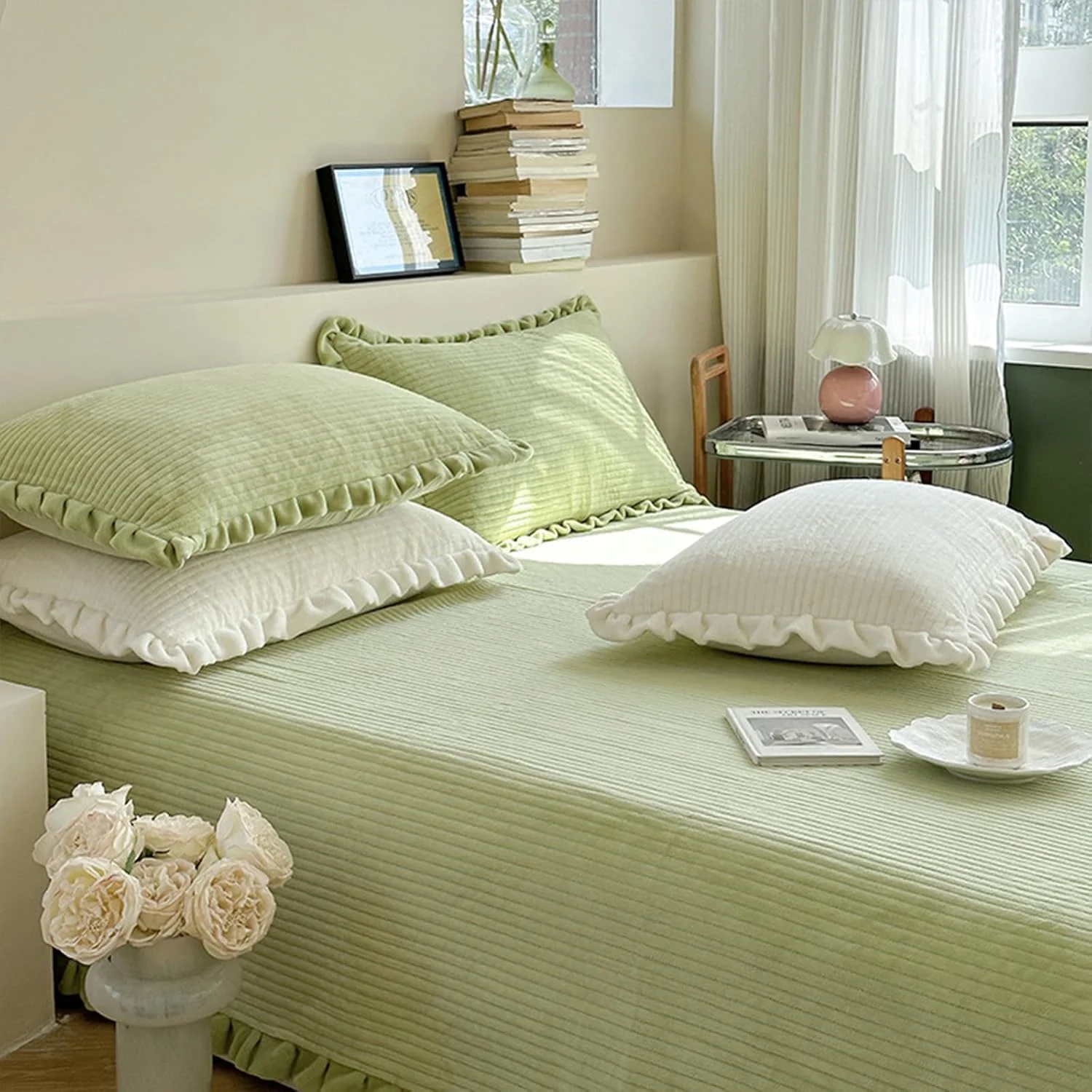 روتختی کلوت 230 در 250 سانتی متر به همراه روبالشی، پتوی نخی فوق العاده نرم، چهار فصل، روتختی چند منظوره، پتوی مبل، پتوی تخت، شال پتو