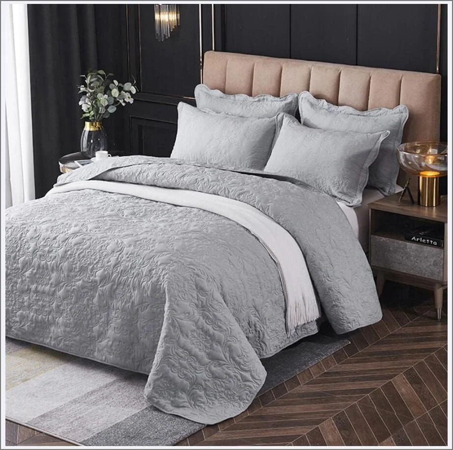 ست روتختی لحافی یک رنگ GaRcan، پنبه ای، طرح تکه دوزی قدیمی، روتختی دو رو، رو تختی لحافی با 2 روبالشی، سایز دو نفره و سوپر کینگ، صورتی، 220 * 240 ست روتختی لحافی یک رنگ GaRcan، پنبه ای، طرح تکه دوزی قدیمی، روتختی دو رو، رو تختی لحافی با 2 روبالشی، سایز دو نفره و سوپر کینگ، صورتی، 220 * 240