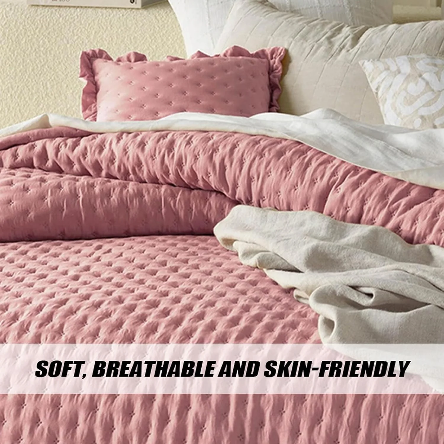 روتختی کلوت 200 در 220 سانتی متر، پتوی نخی سبک وزن تابستانی برای تخت و مبل - پتوی تنفسی برای مبل روتختی کلوت 200 در 220 سانتی متر، پتوی نخی سبک وزن تابستانی برای تخت و مبل - پتوی تنفسی برای مبل