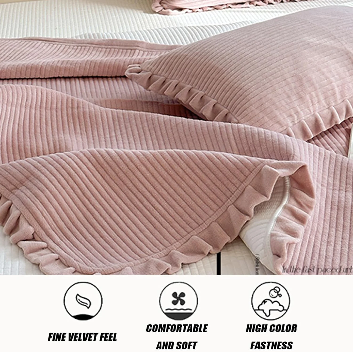 روتختی کلوت 230 در 250 سانتی متر با روبالشی، پتوی نخی نرم، قابل تنفس، جهانی، سبک وزن، راحت، پتوی نخی مبل برای تمام فصول