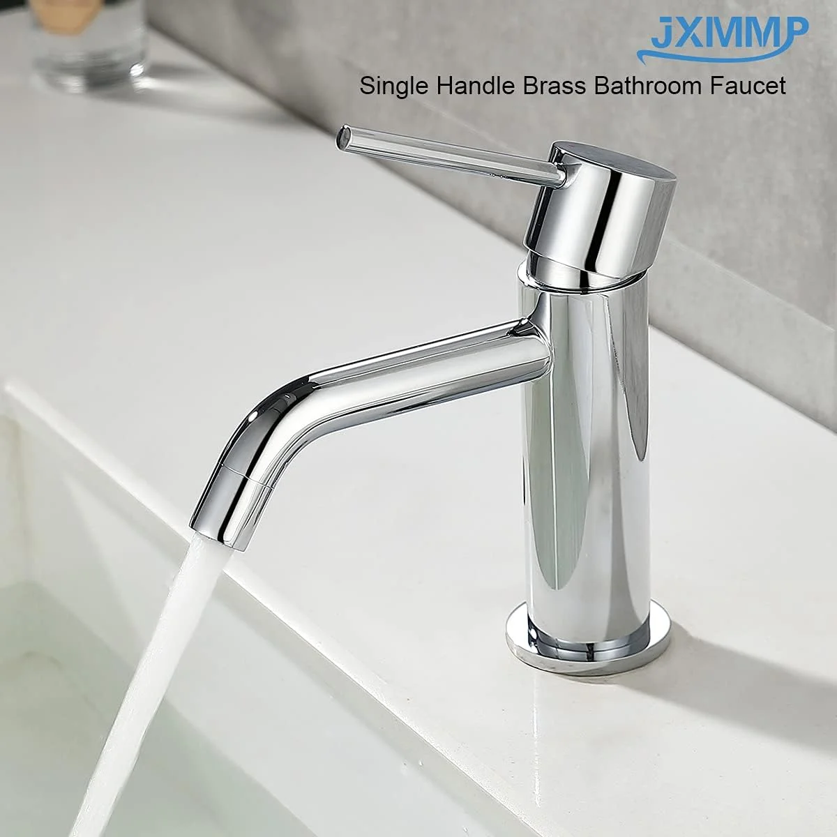 شیر روشویی تک سوراخ کروم JXMMP، شیر آب تک دستگیره برای حمام با مجموعه تخلیه پاپ آپ و لوله های تامین آب شیر شیر روشویی تک سوراخ کروم JXMMP، شیر آب تک دستگیره برای حمام با مجموعه تخلیه پاپ آپ و لوله های تامین آب شیر