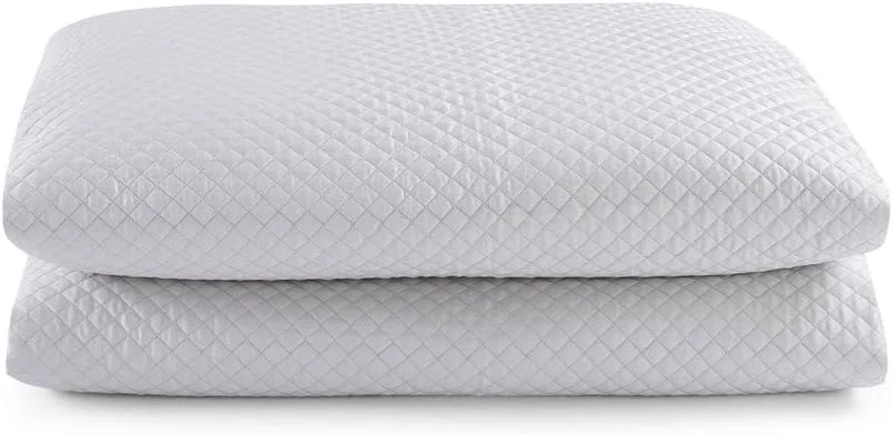 PAN HOME Luxe Cotton Tencel Quilted Bedspread 220x240cm - Grey