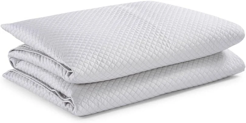 PAN HOME Luxe Cotton Tencel Quilted Bedspread 220x240cm - Grey PAN HOME Luxe Cotton Tencel Quilted Bedspread 220x240cm - Grey