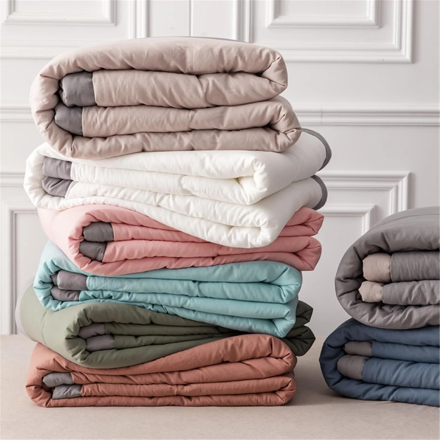 Odot Quilted Bedspreads Single Double Super King Size, Quilted Bed Throws Soft Lightweight Reversible Quilted Coverlets Comforter Sofa Bed Cover for All Season - Solid Color (180x200cm,Gray) Odot Quilted Bedspreads Single Double Super King Size, Quilted Bed Throws Soft Lightweight Reversible Quilted Coverlets Comforter Sofa Bed Cover for All Season - Solid Color (180x200cm,Gray)