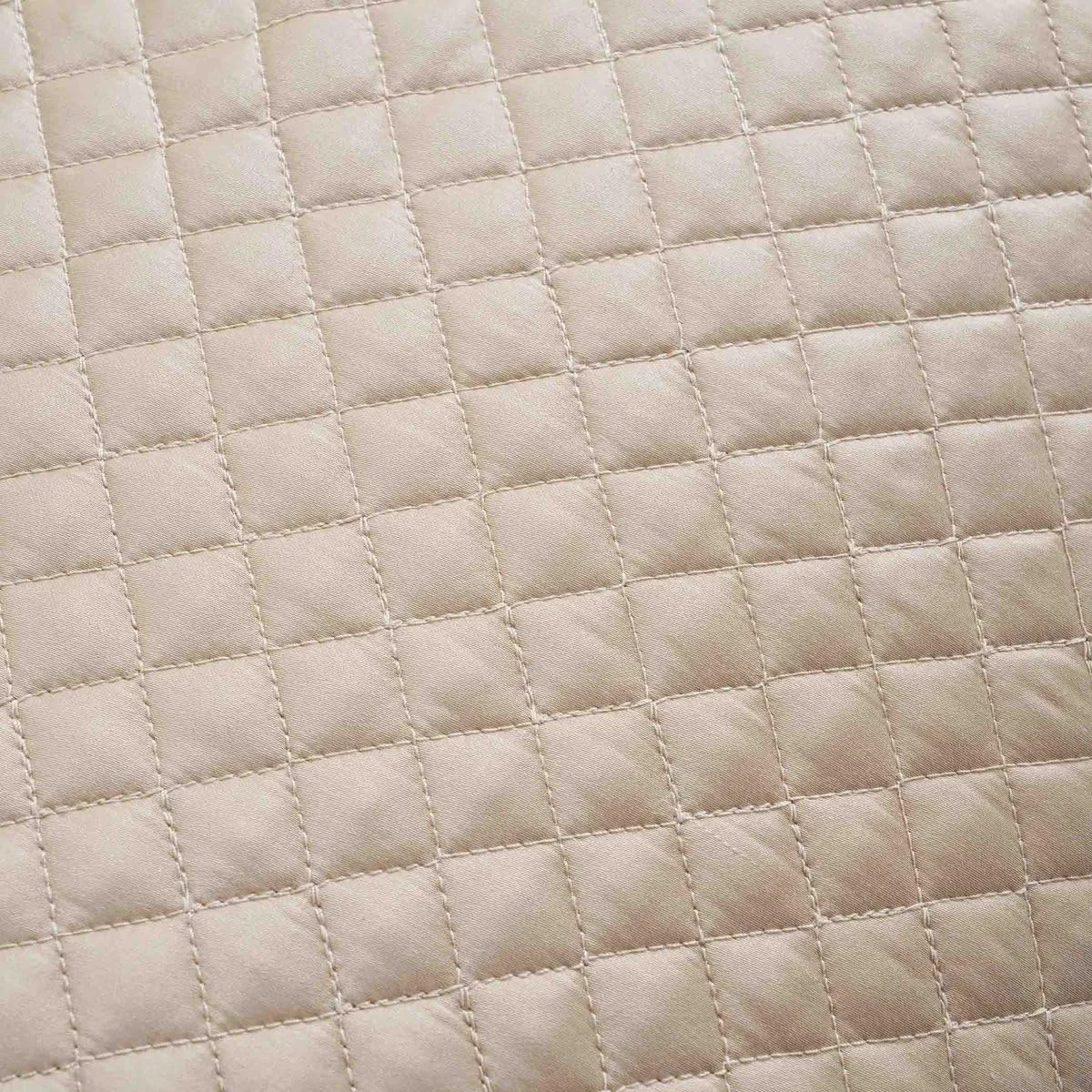 PAN HOME Luxe Cotton Tencel Quilted Bedspread 220x240cm - Sand