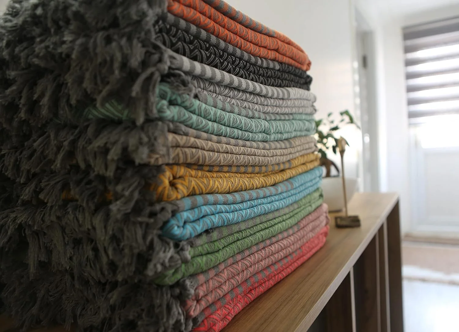 One's & Unique Coverlet & Bedspread, King Size 200x250 cm, 100% Organic Cotton, Blanket & Duvet Cover, Hypoallergenic & Luxury - Suitable for King, Queen & Double Size, Lightweight (Orange)