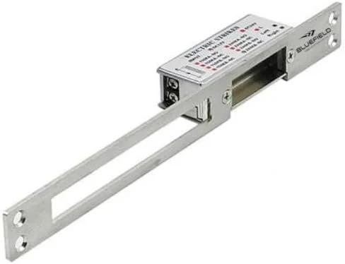 قفل زبانه برقی Bluefield، مدل NO (نرمالی باز) 250 میلی‌متر (با اعمال نیرو بسته می‌شود)