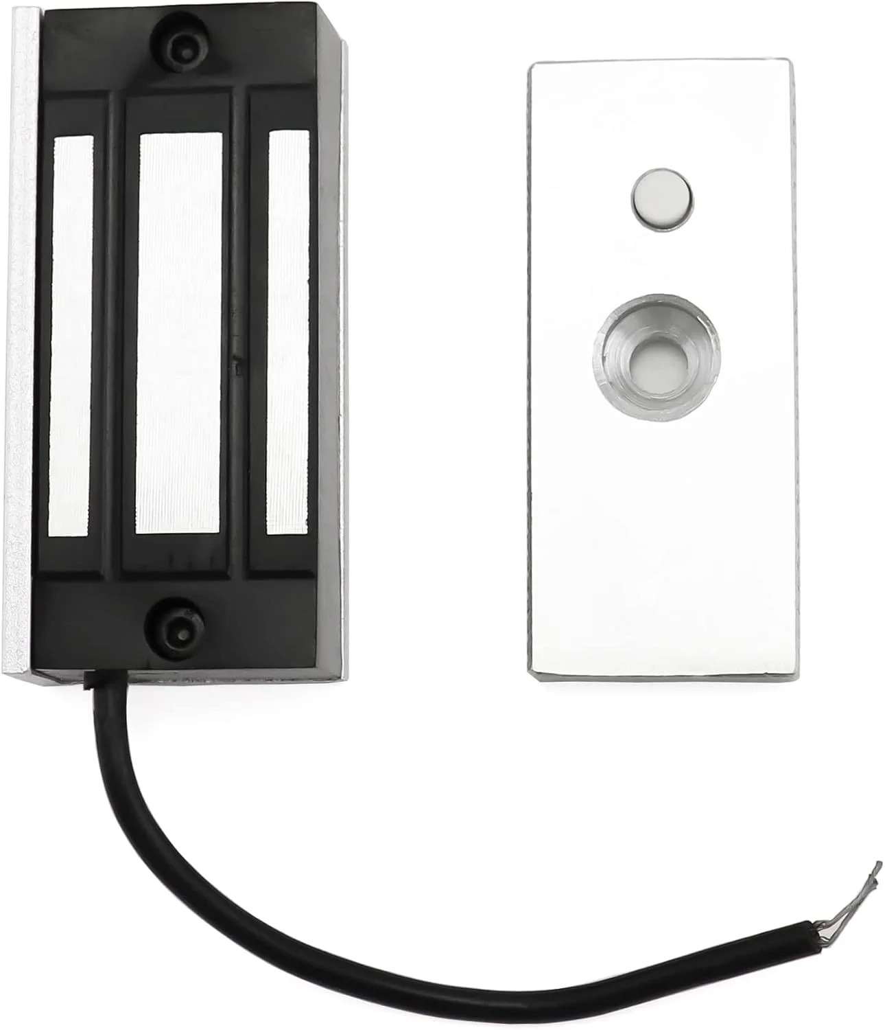 قفل مغناطیسی برقی QWORK، قفل مغناطیسی برقی با نیروی نگهدارنده 60 کیلوگرم 130 پوند برای سیستم کنترل دسترسی درب، حالت ایمن در برابر خرابی الکترومغناطیس NC قفل مغناطیسی برقی QWORK، قفل مغناطیسی برقی با نیروی نگهدارنده 60 کیلوگرم 130 پوند برای سیستم کنترل دسترسی درب، حالت ایمن در برابر خرابی الکترومغناطیس NC