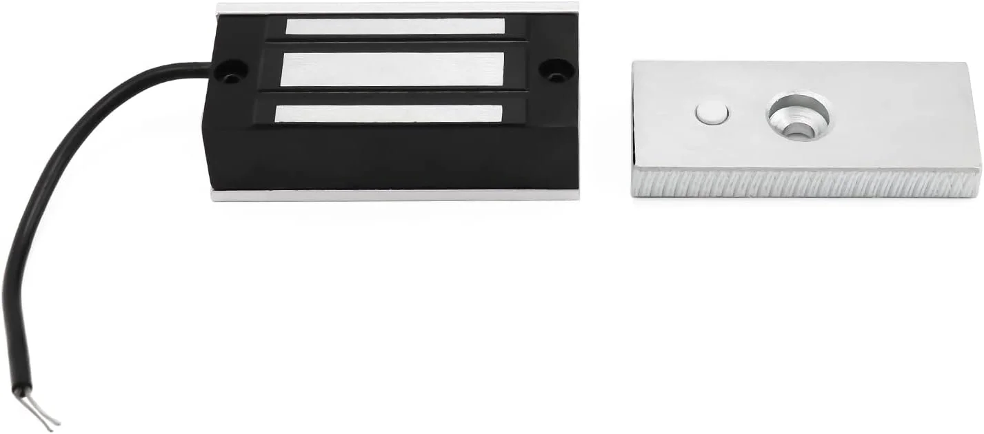 قفل مغناطیسی برقی QWORK، قفل مغناطیسی برقی با نیروی نگهدارنده 60 کیلوگرم 130 پوند برای سیستم کنترل دسترسی درب، حالت ایمن در برابر خرابی الکترومغناطیس NC قفل مغناطیسی برقی QWORK، قفل مغناطیسی برقی با نیروی نگهدارنده 60 کیلوگرم 130 پوند برای سیستم کنترل دسترسی درب، حالت ایمن در برابر خرابی الکترومغناطیس NC