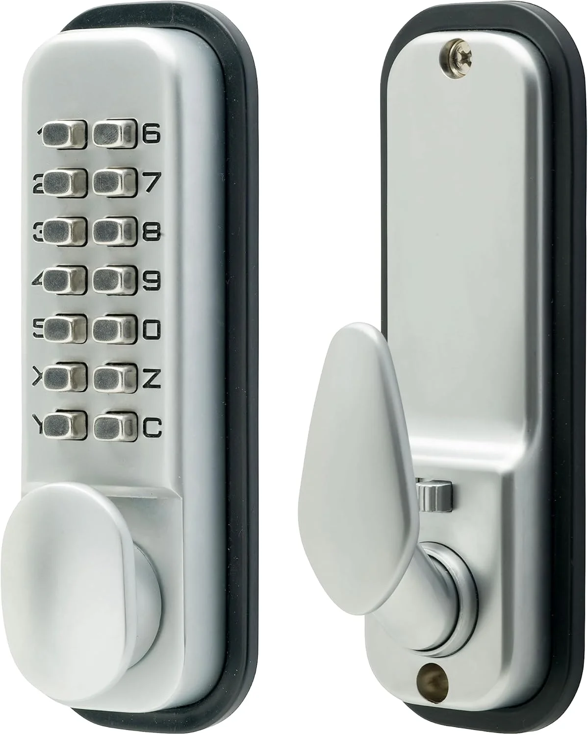 قفل دکمه ای دیجیتال استرلینگ مدل S2235V - ساتن، کروم