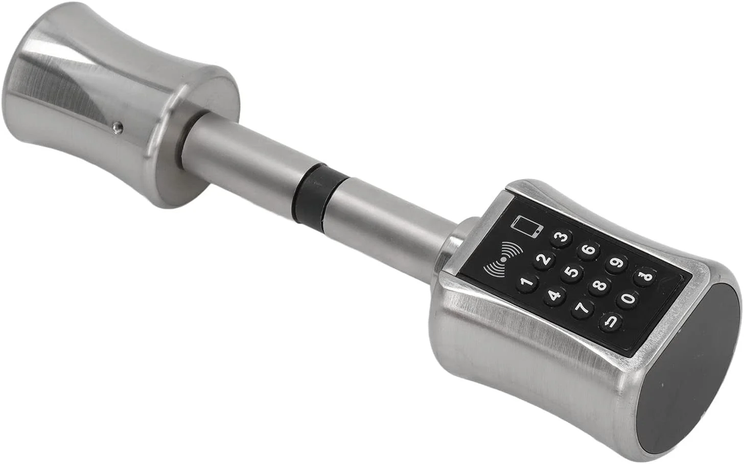 قفل درب هوشمند بدون کلید، قفل سیلندر برقی استیل ضد زنگ برنجی با مصرف انرژی پایین به همراه رابط اضطراری