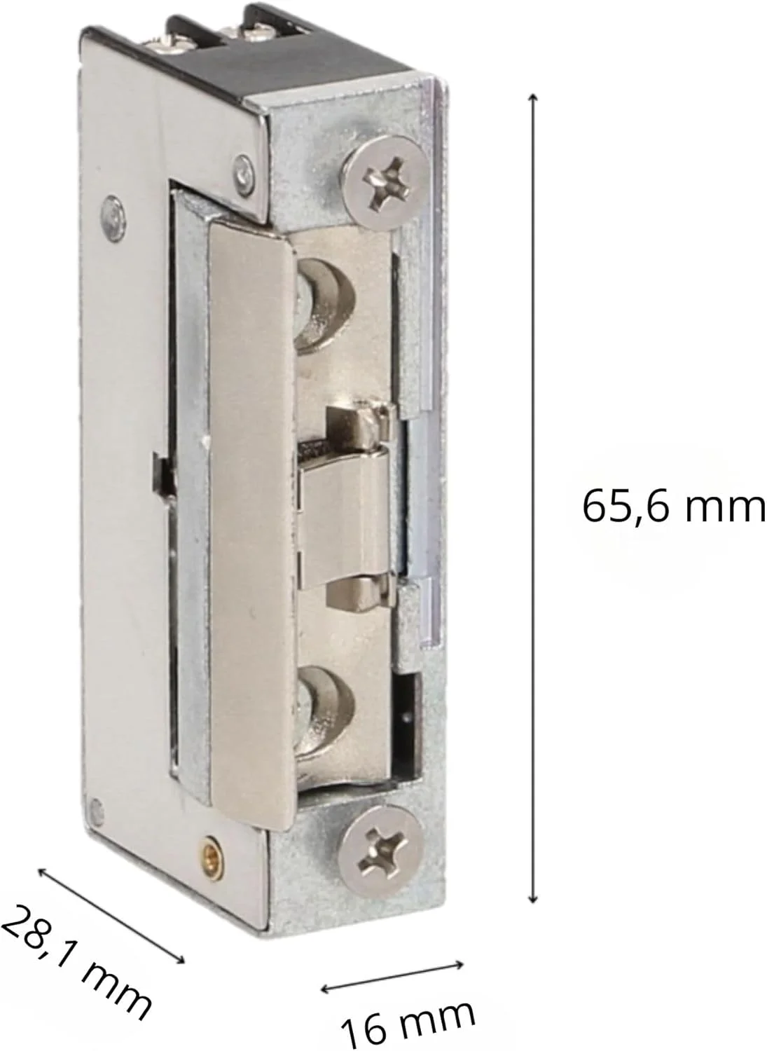 قفل برقی مینی متقارن ORNO با سیم پیچ جریان پایین 280 میلی آمپر برای 12 ولت DC مناسب برای درب های چپ و راست (دارای حافظه) قفل برقی مینی متقارن ORNO با سیم پیچ جریان پایین 280 میلی آمپر برای 12 ولت DC مناسب برای درب های چپ و راست (دارای حافظه)