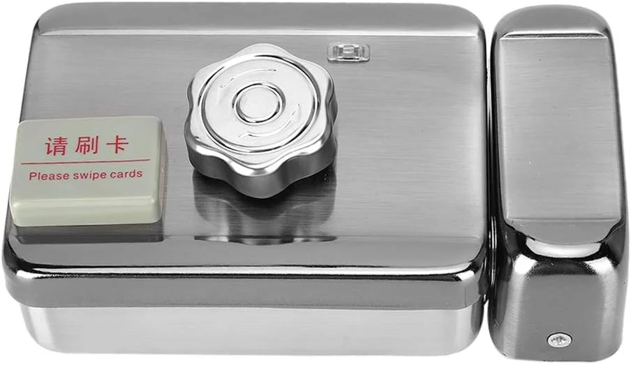 قفل درب ورودی Runaty، قفل درب کنترل از راه دور، فولاد ضد زنگ بدون صدا با تمام اینترکام ساختمان با باتری برای دفتر کار خانگی