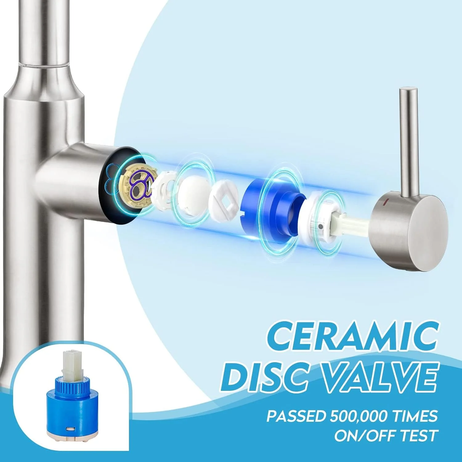 شیر آشپزخانه CREA با اسپری بیرون کشیدنی از جنس استیل ضد زنگ، شیر پرکننده قابلمه با اسپری بیرون کشیدنی مغناطیسی، شیر سینک بار شیر آشپزخانه CREA با اسپری بیرون کشیدنی از جنس استیل ضد زنگ، شیر پرکننده قابلمه با اسپری بیرون کشیدنی مغناطیسی، شیر سینک بار